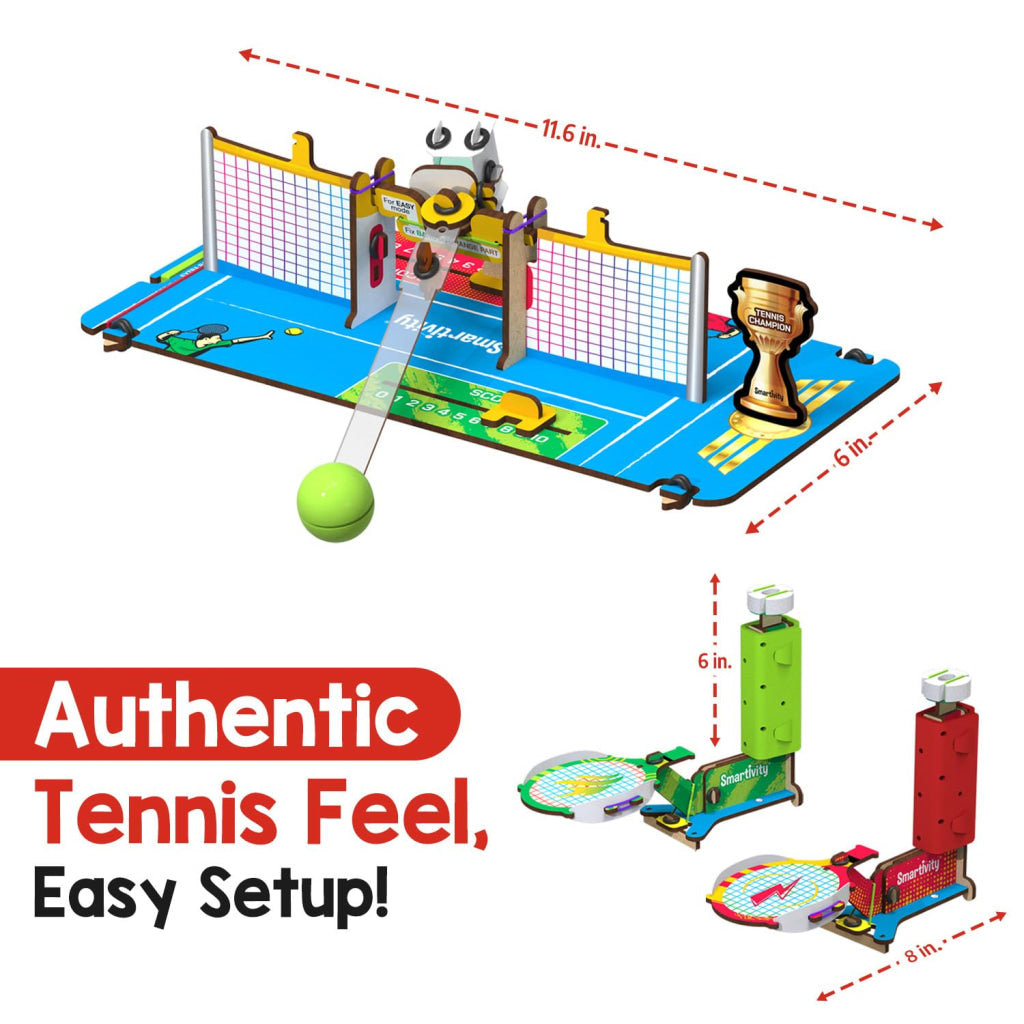 Smartivity Mini Tennis DIY STEM Construction Game - Brain
