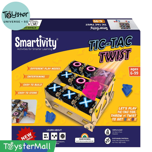 Smartivity Tic Tac Twist DIY STEM Construction Toy - Brain