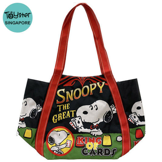 Snoopy Balloon Tote - The Great King Of Cards Peanuts