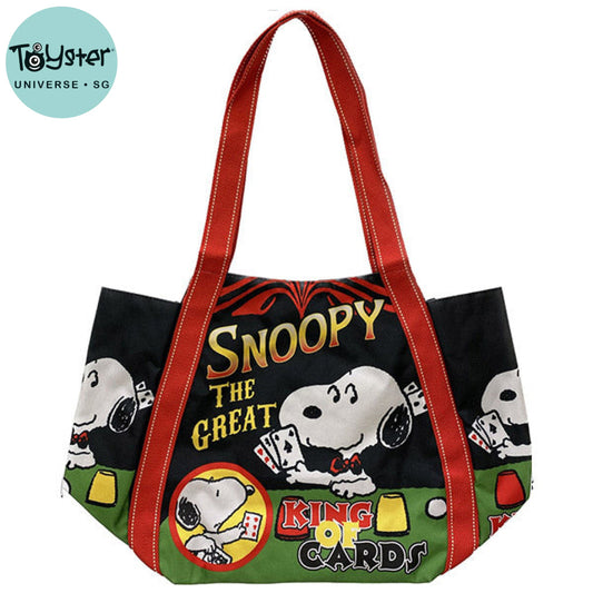 Snoopy Balloon Tote - The Great King Of Cards Peanuts