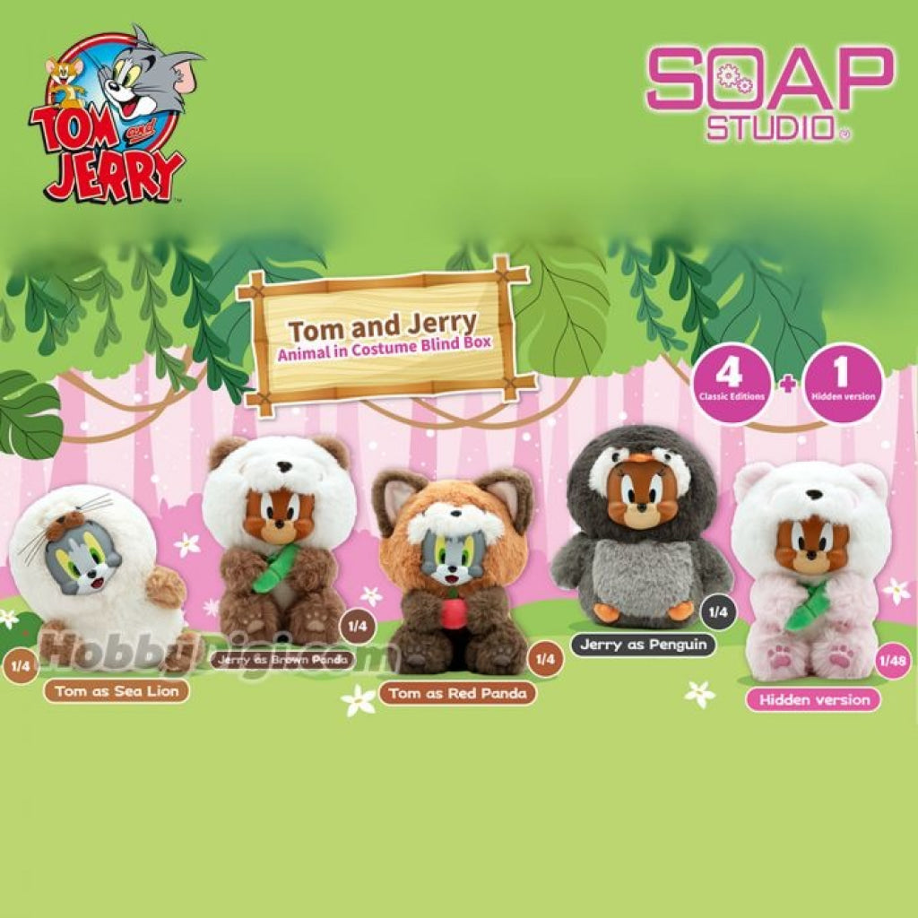 Soap Studio Tom And Jerry Animal In Costume Series Blind Box - Tom & Jerry