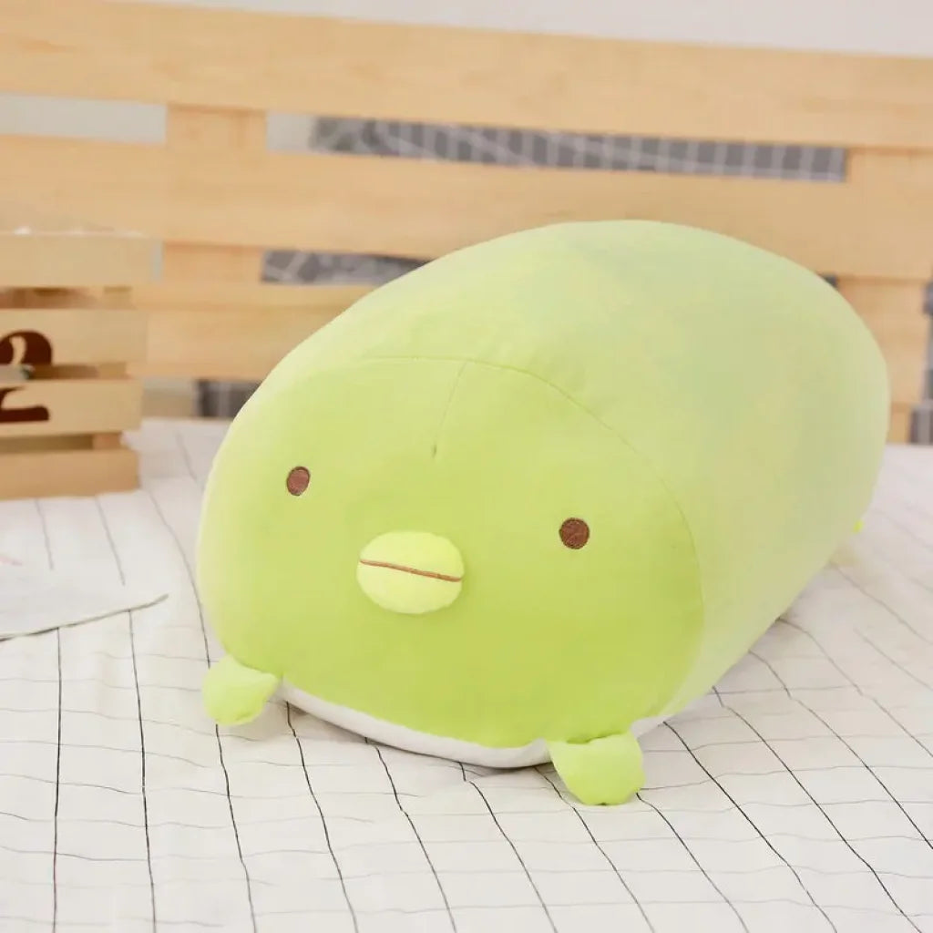 Soft Animal Cute Corner Cushion 20-90cm - green / 90cm