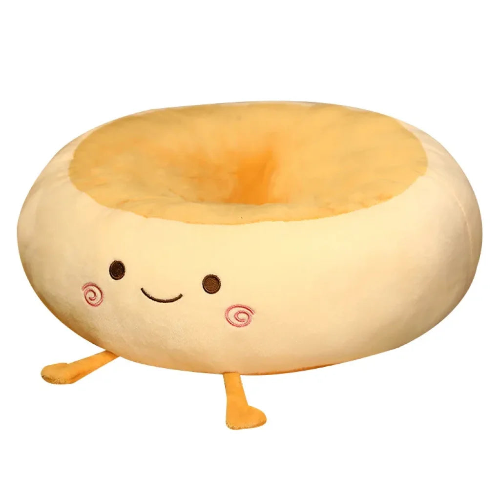 Soft Cushion Round Hole Bread-Shaped