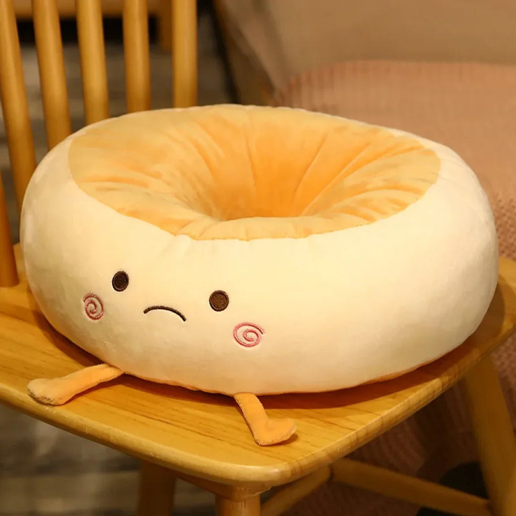 Soft Cushion Round Hole Bread-Shaped Wronged / 38Cm