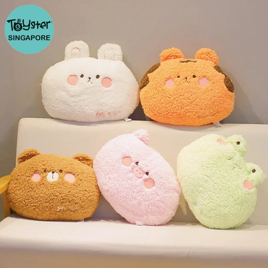 Soft Plush Animal Pillow Back Sofa Cushion