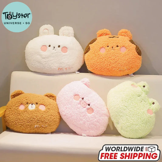 Soft Plush Animal Pillow Back Sofa Cushion