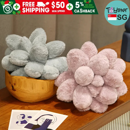 Soft Plush Potted Flowers Decoration