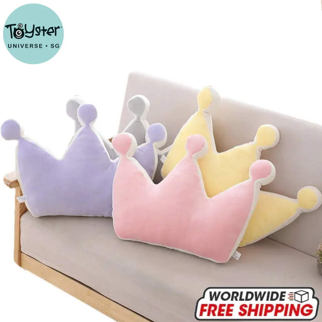 Soft Princess Crown Pillow