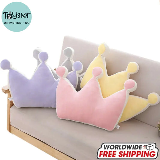 Soft Princess Crown Pillow