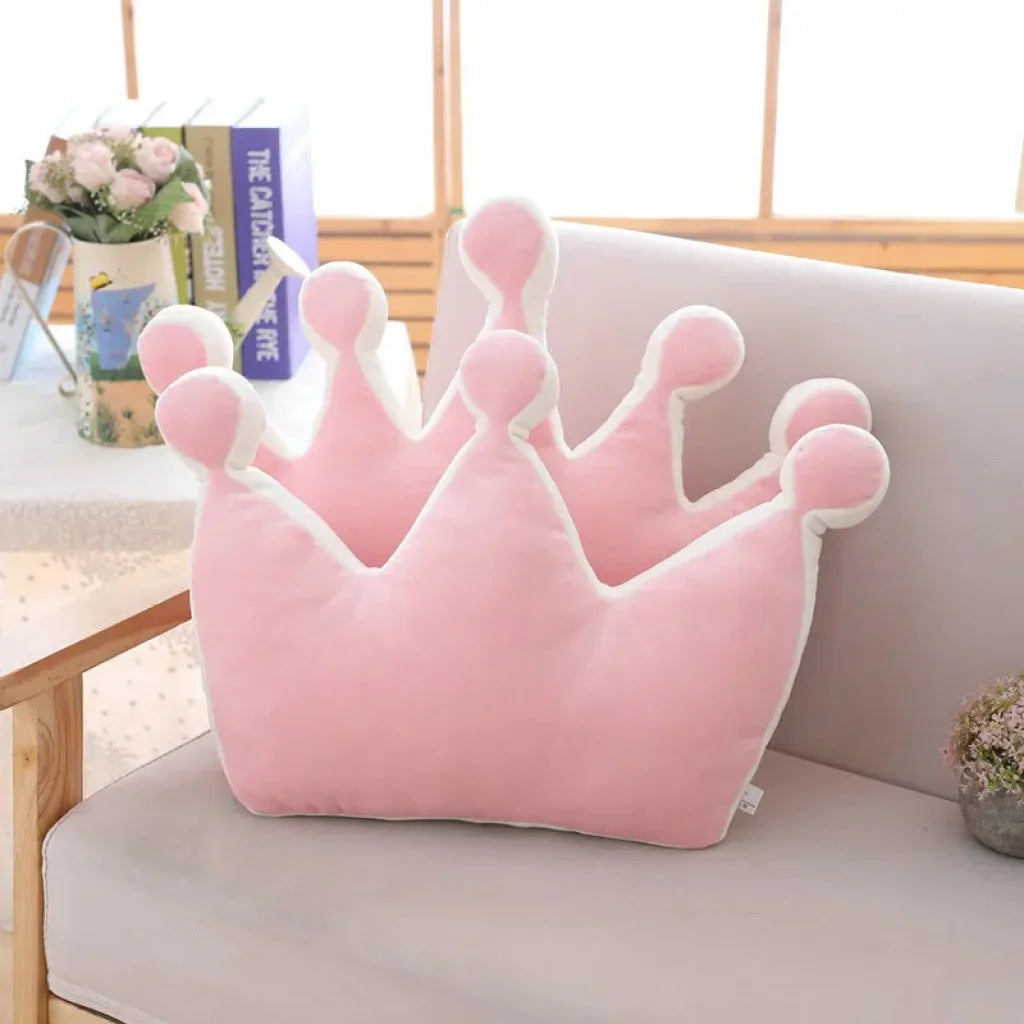 Soft Princess Crown Pillow