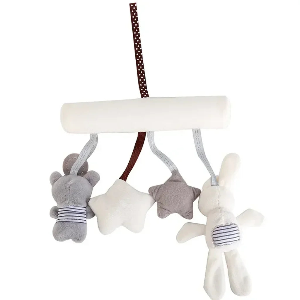 Soft Rabbit Bear Style Pram Hanging Toys