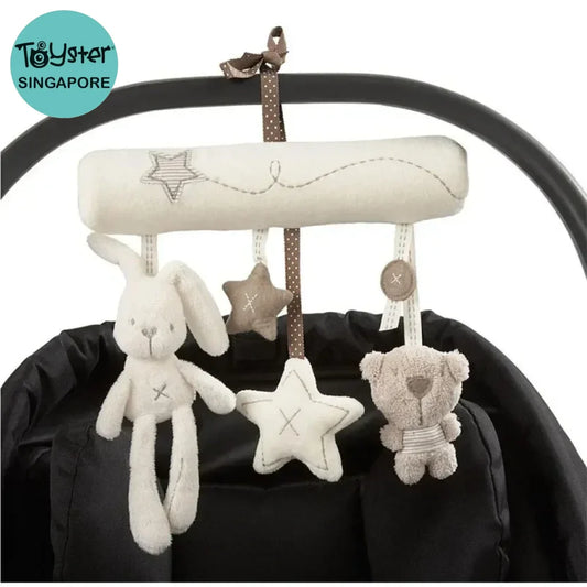 Soft Rabbit Bear Style Pram Hanging Toys