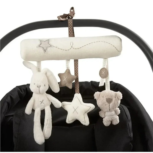 Soft Rabbit Bear Style Pram Hanging Toys