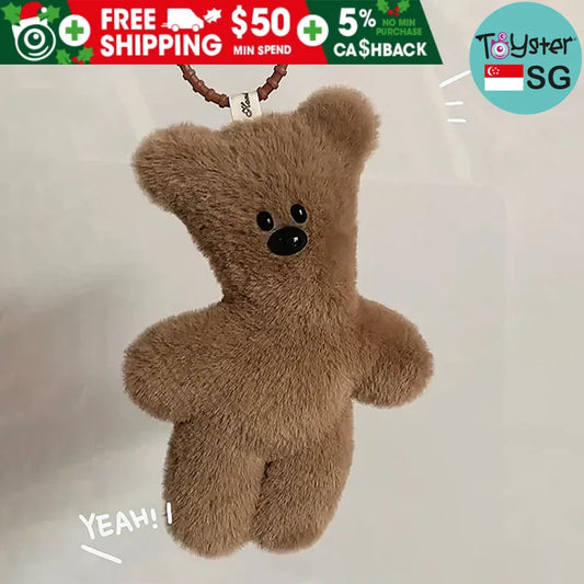 Soft Teddy Bear Keychain Pendant