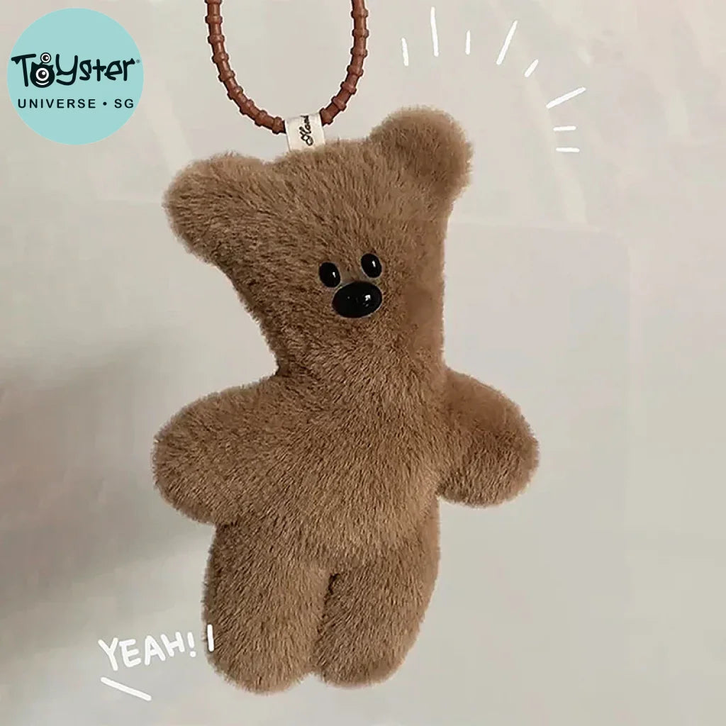 Soft Teddy Bear Keychain Pendant