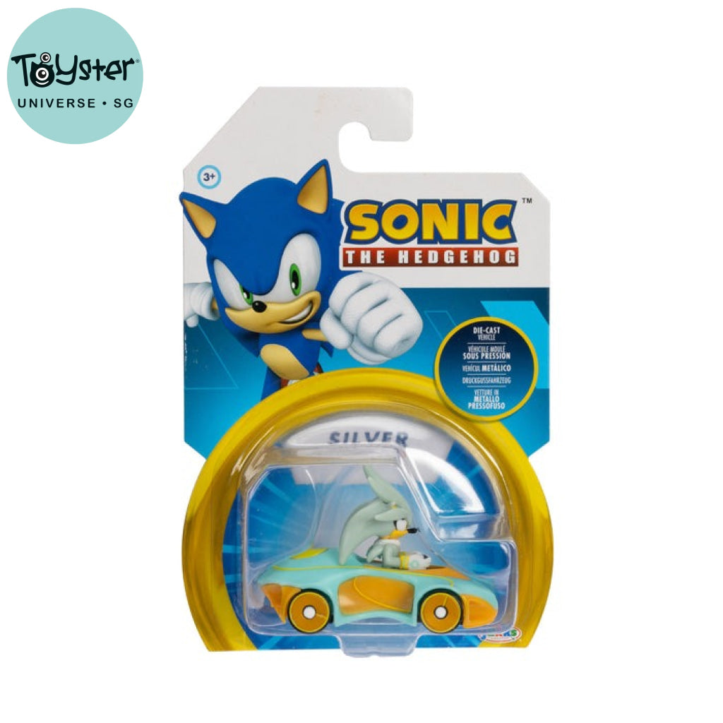 Sonic 1:64 Diecast Vehicle W8 - SILVER - Sonic