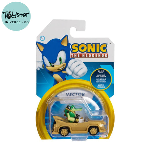 Sonic 1:64 Diecast Vehicle W8 - VECTOR - Sonic