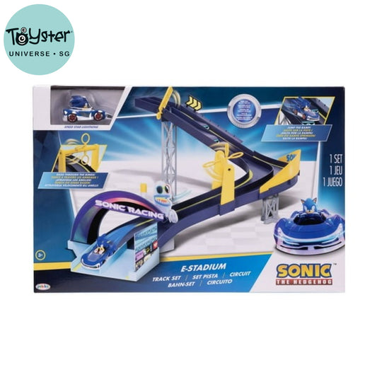 Sonic E-Stadium Track Set with 1:64 Die Cast Vehicle - Sonic