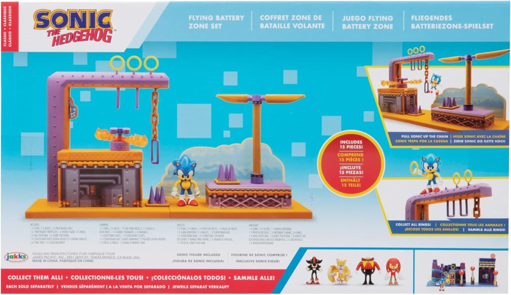 Sonic The Hedgehog Flying Battery Zone Playset - Sonic