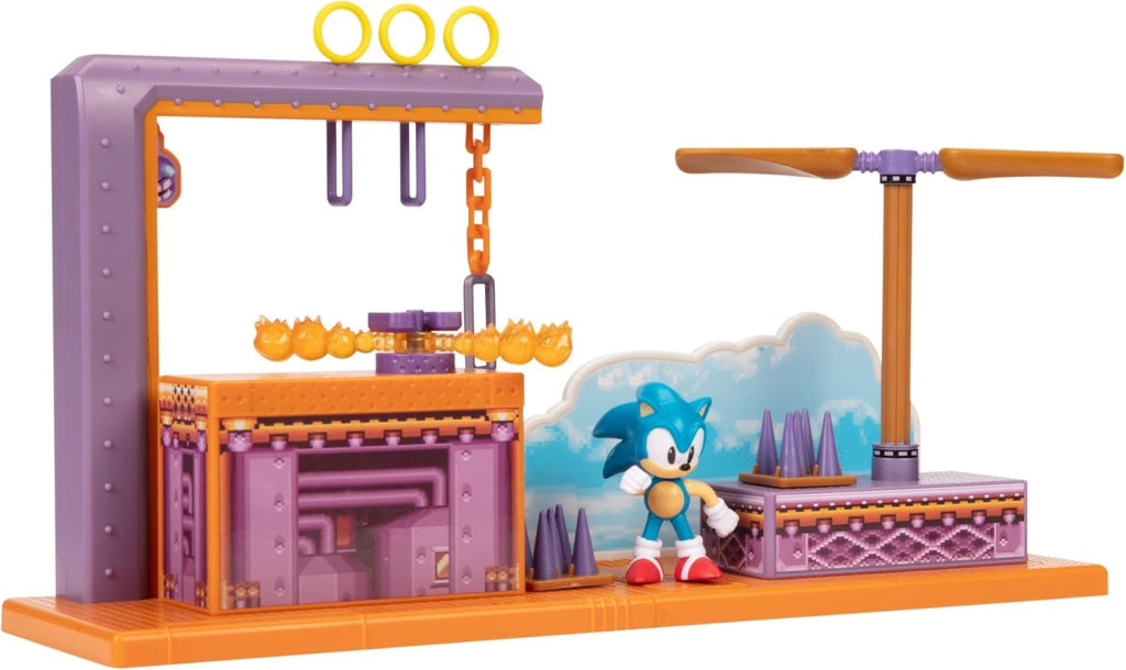 Sonic The Hedgehog Flying Battery Zone Playset - Sonic
