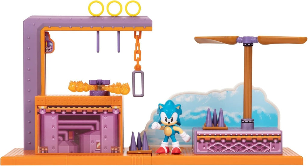 Sonic The Hedgehog Flying Battery Zone Playset - Sonic