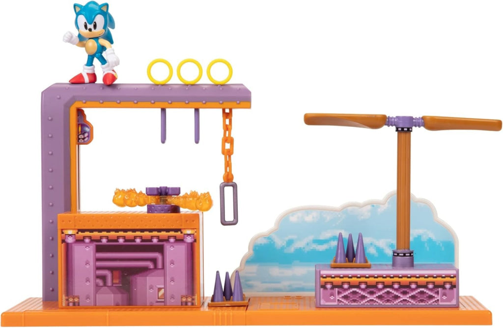 Sonic The Hedgehog Flying Battery Zone Playset - Sonic