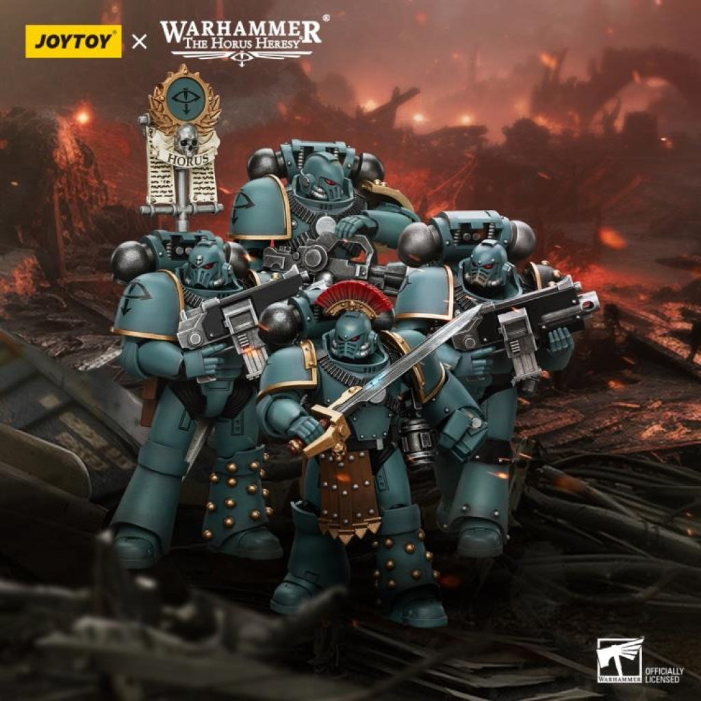 Sons Of Horus: Mkiv Tactical Squad Legionary With Legion Vexilla Jt9589 Warhammer 40K
