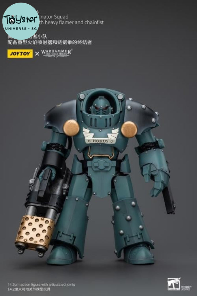 Sons Of Horus: Tartaros Terminator Squad With Heavy Flamer And Chainfist Jt7288 Warhammer 40K