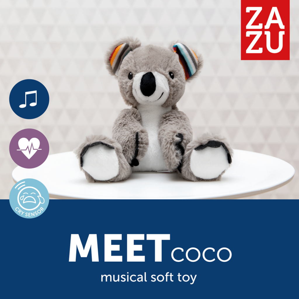 Sound Machine with Heartbeat Sounds - Bibi / Coco - Nightlight