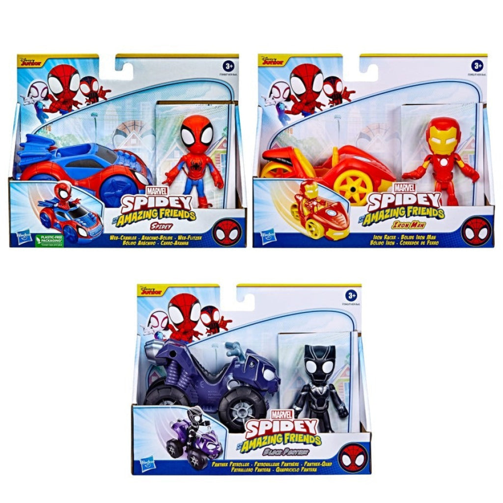 Spidey Amazing Friends Iron Man Vehicle Figure - Marvel