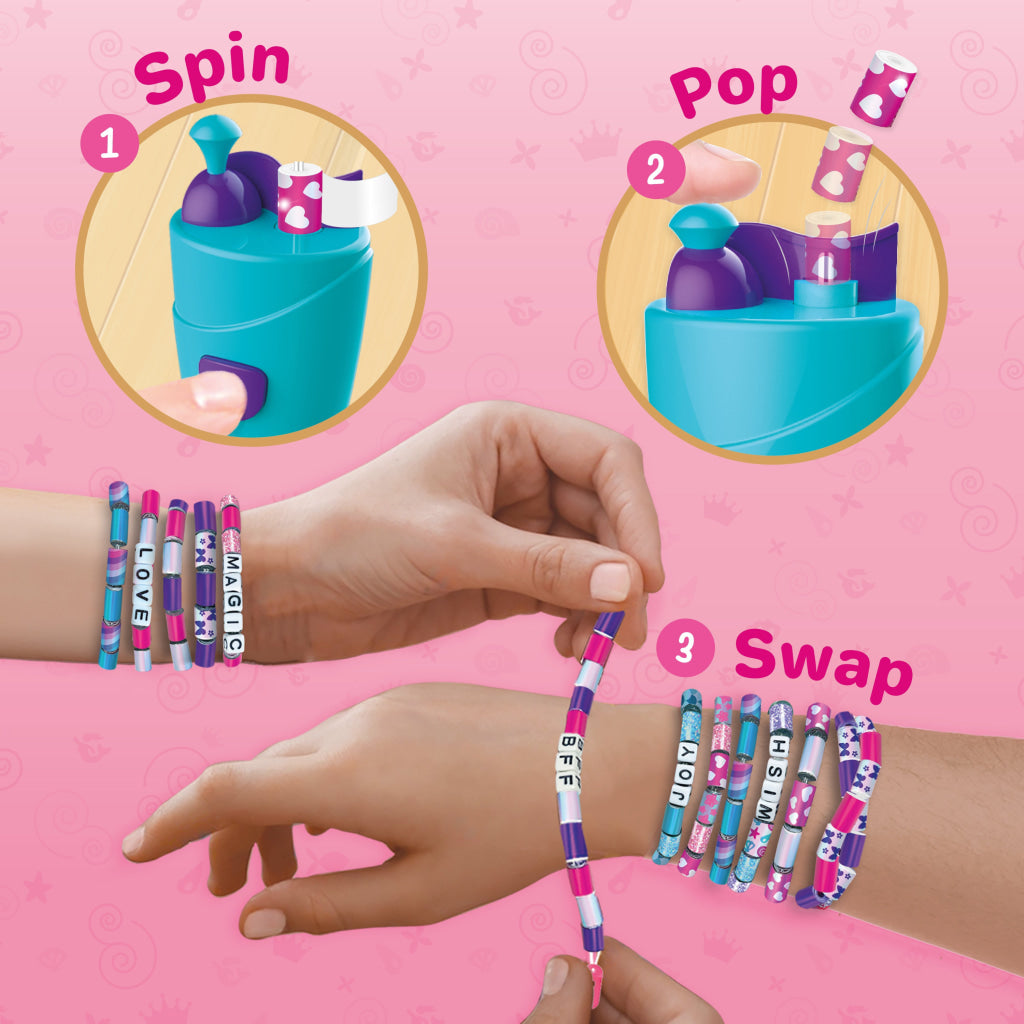 Spin n Pop - Beads Studio: Bracelets & Braids Maker - Arts & Crafts