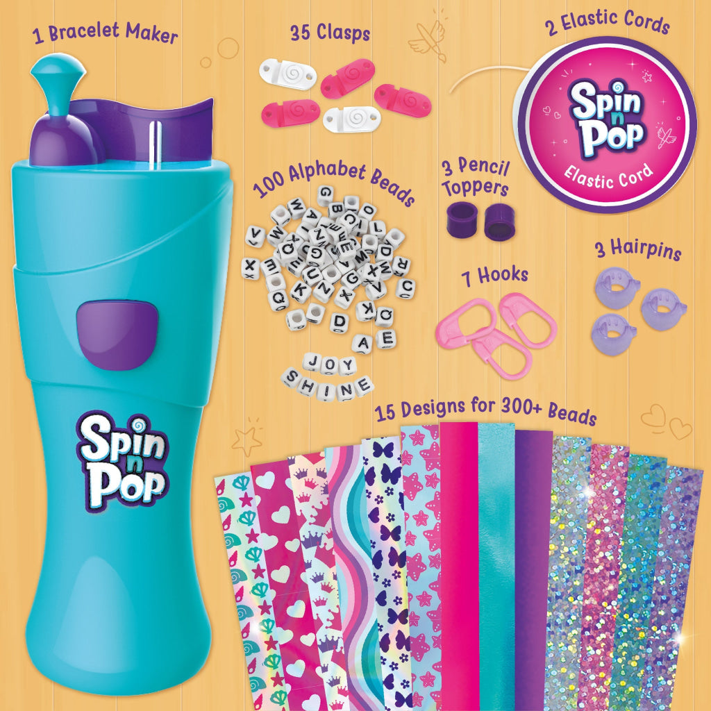Spin n Pop - Beads Studio: Bracelets & Braids Maker - Arts & Crafts