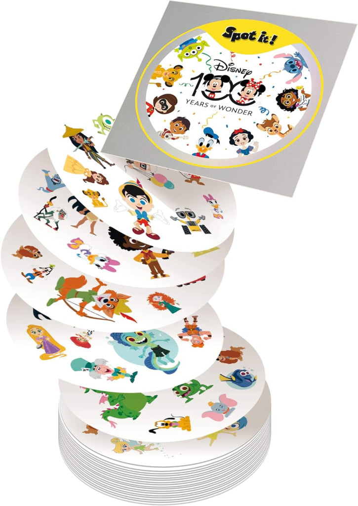 Spot It! Disney 100 Years Of Wonder Card Game