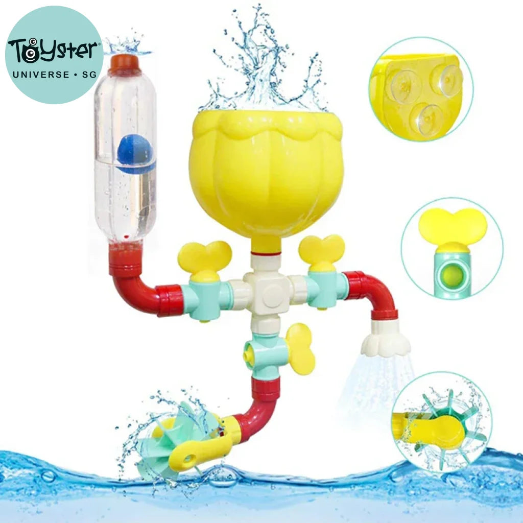 Spray Rotating Water Jet Bath Toy - TOYSTER.SG – Toyster Universe Singapore