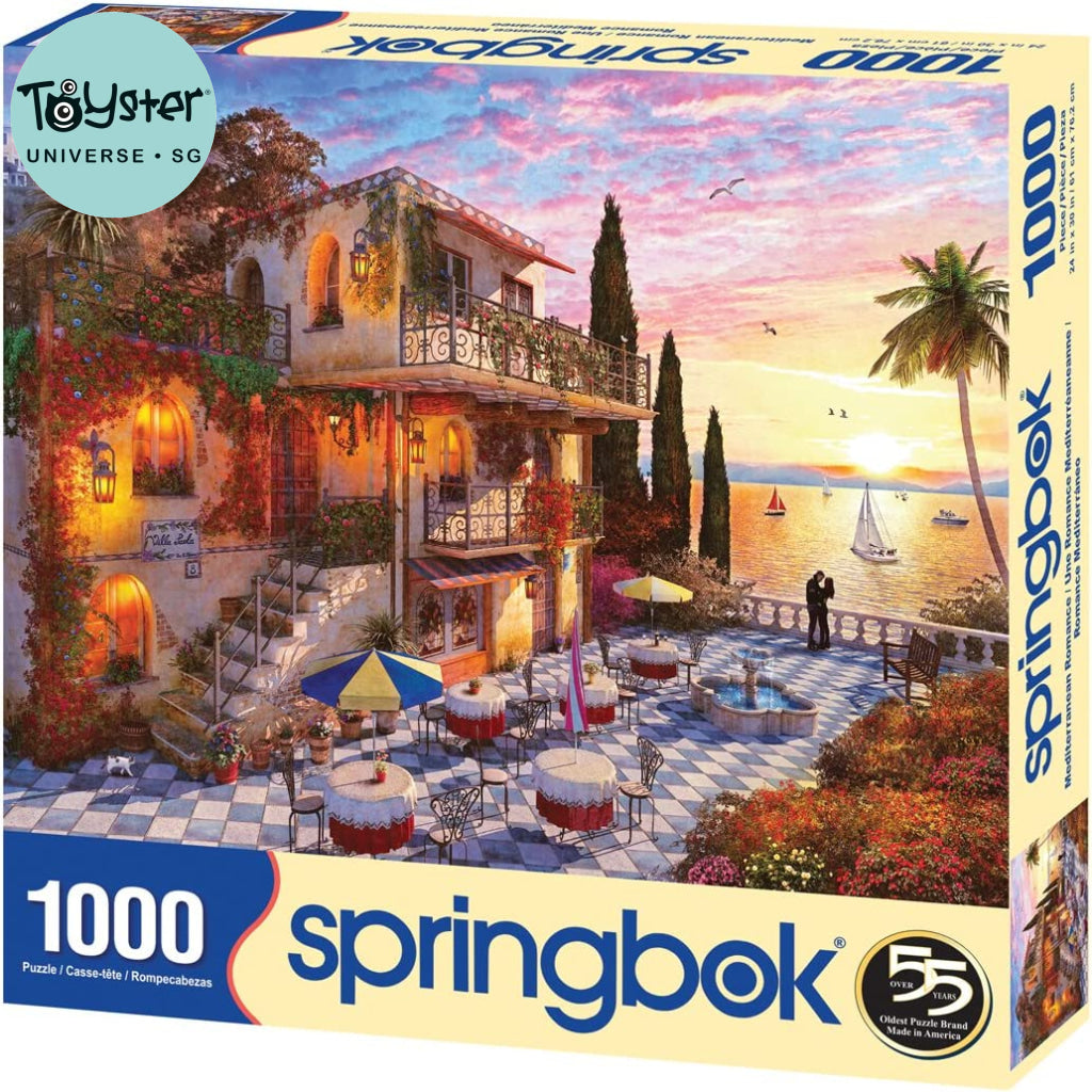 Springbok Mediterranean Romance 1000 Piece Jigsaw Puzzle