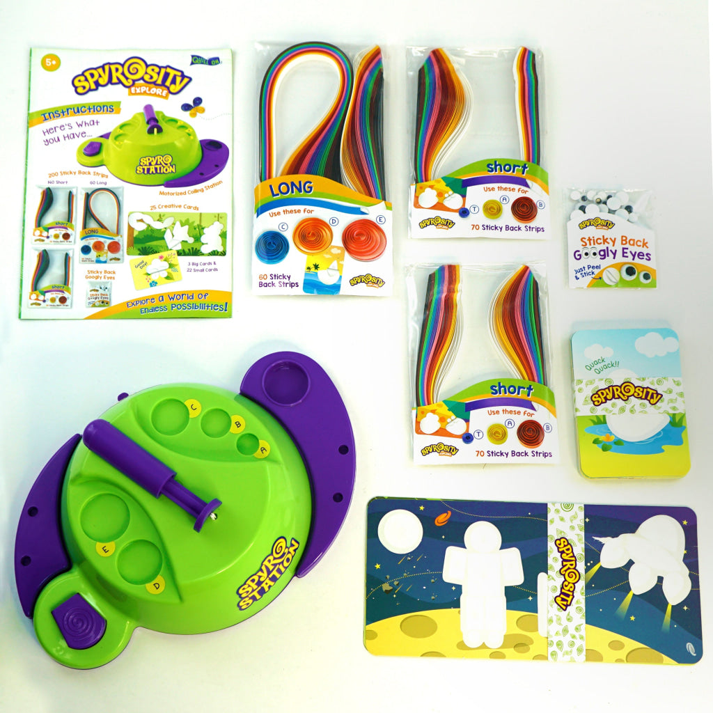 Spyrosity- Explore - Quilling Based Creative Toy And Activity Set - Quilling