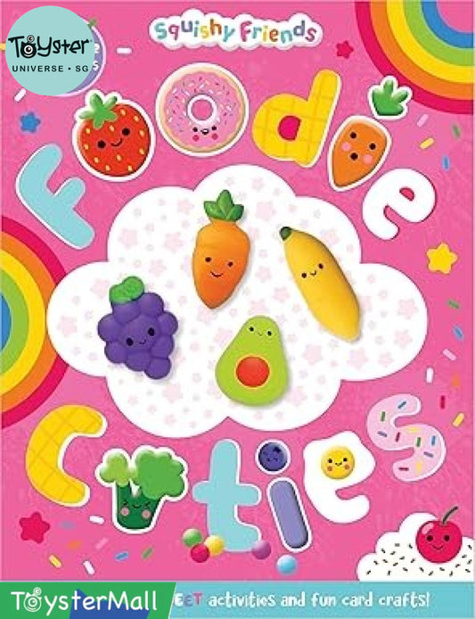 Squishy Friends: Foodie Cuties Activity & Colouring Book Make Believe Ideas Official Store