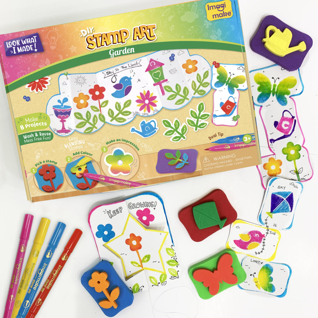 Stamp Art - Garden - Stamp Art