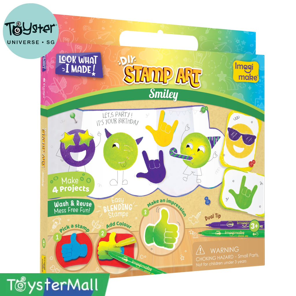 Stamp Art - Smiley - Stamp Art