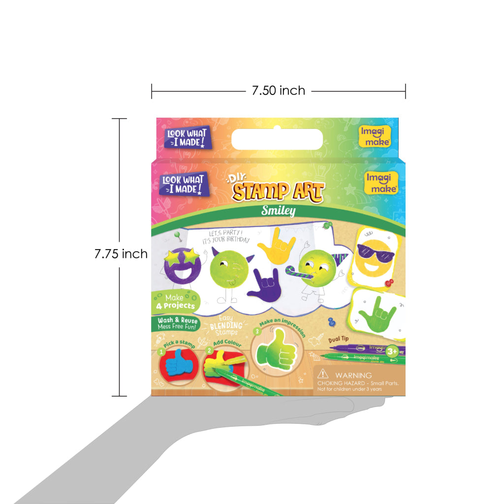 Stamp Art - Smiley - Stamp Art