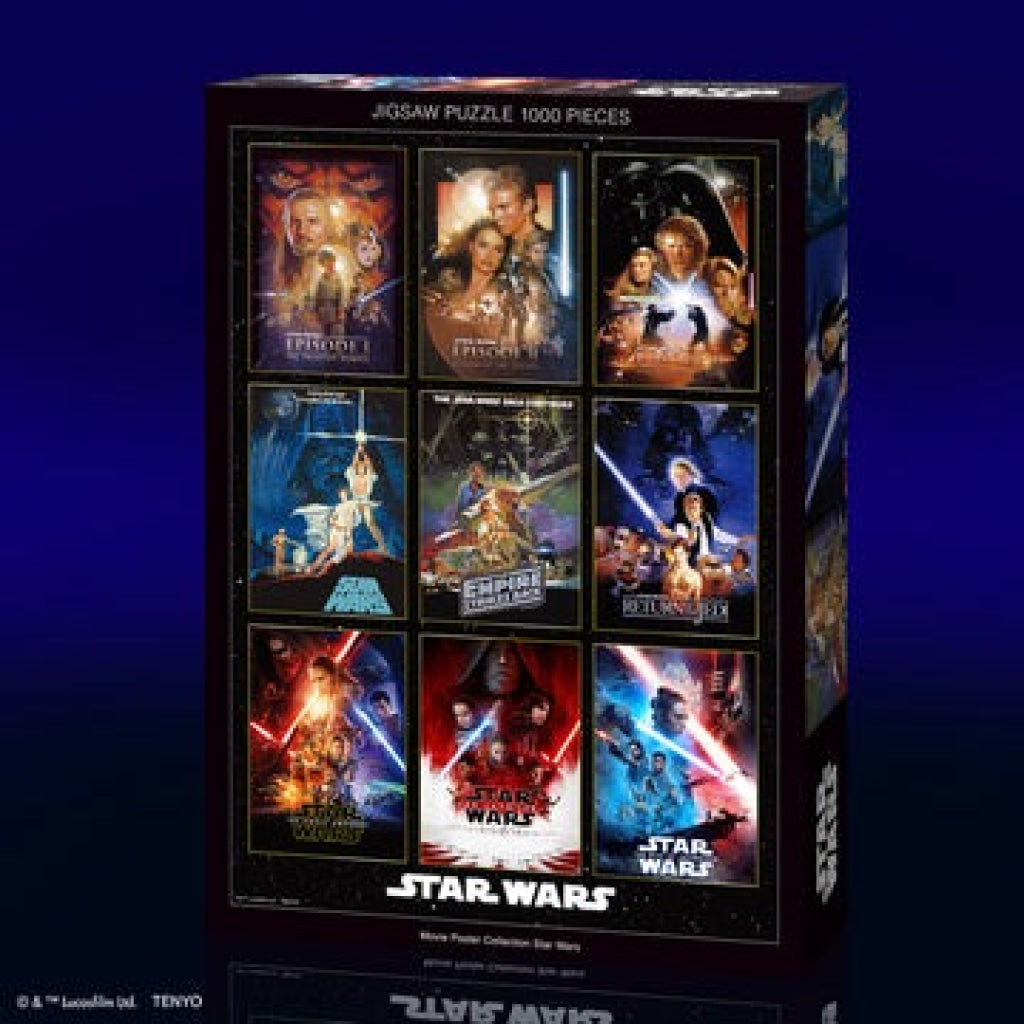 Star Wars Movie Poster Collection 1000 Piece Jigsaw Puzzle