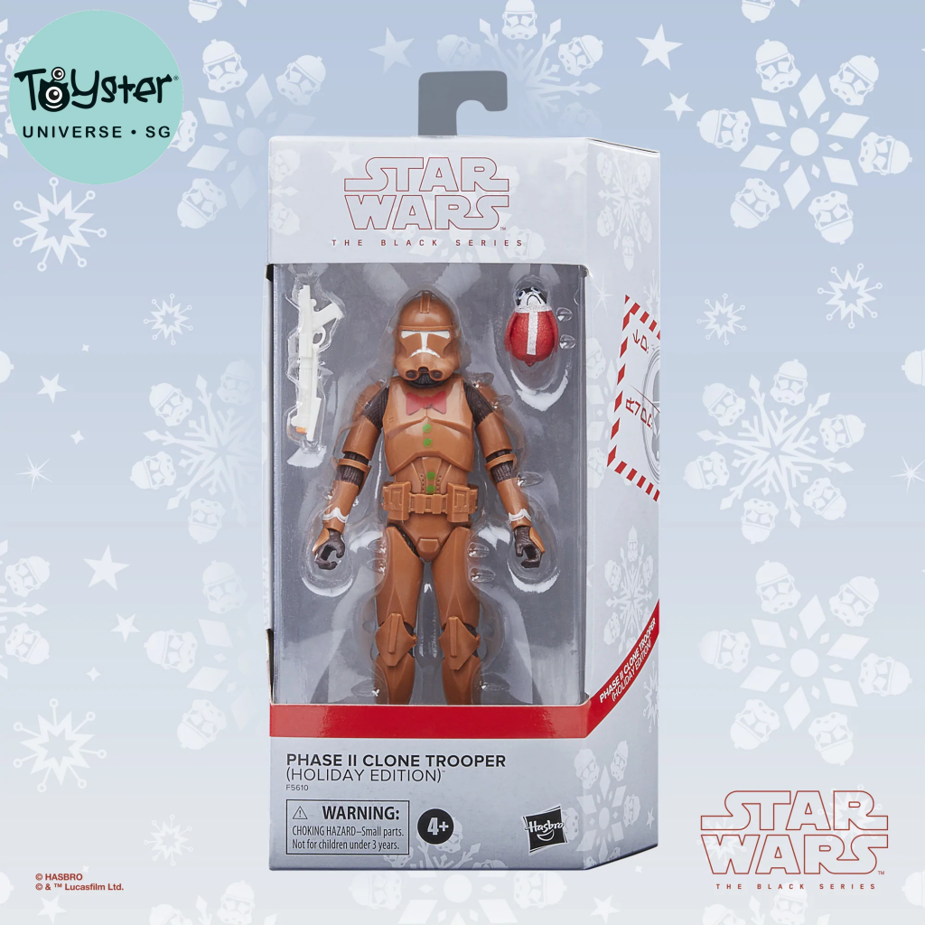 Star Wars The Black Series Phase Ii Clone Trooper (Holiday Edition)