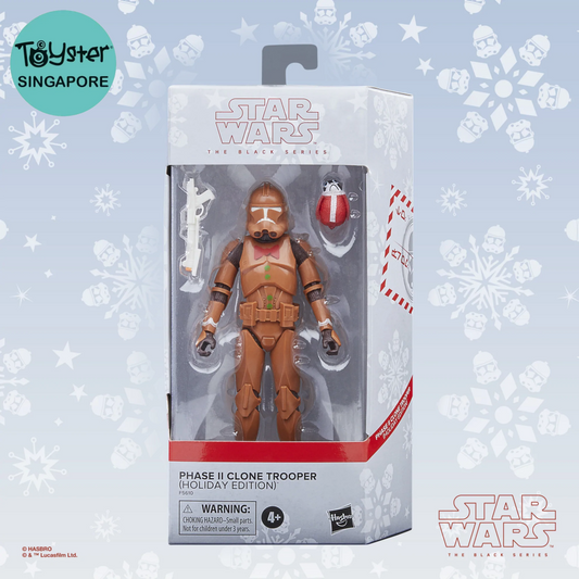 Star Wars The Black Series Phase Ii Clone Trooper (Holiday Edition)