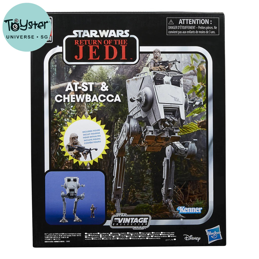 Star Wars The Vintage Collection Vehicle Figure - At-St & Chewbacca