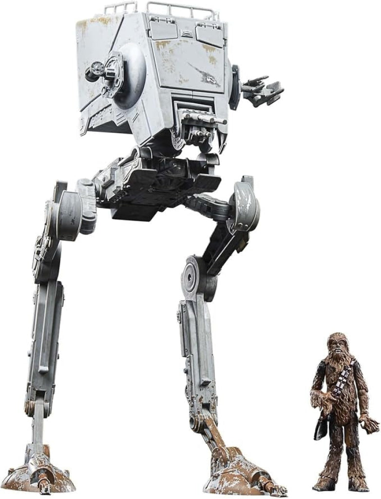 Star Wars The Vintage Collection Vehicle Figure - At-St & Chewbacca