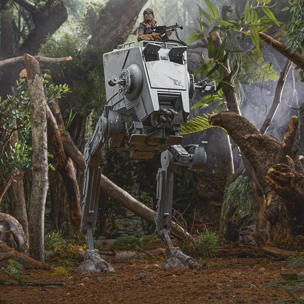 Star Wars The Vintage Collection Vehicle Figure - At-St & Chewbacca
