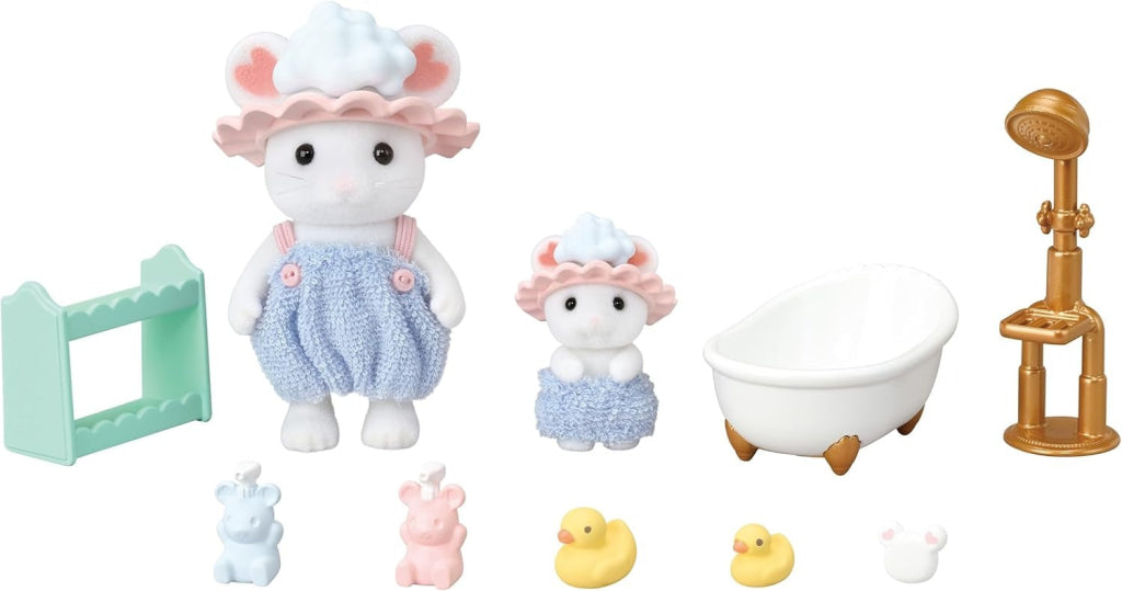 Sylvanian Families Bath Time Bubble Siblings Sylvanian Families
