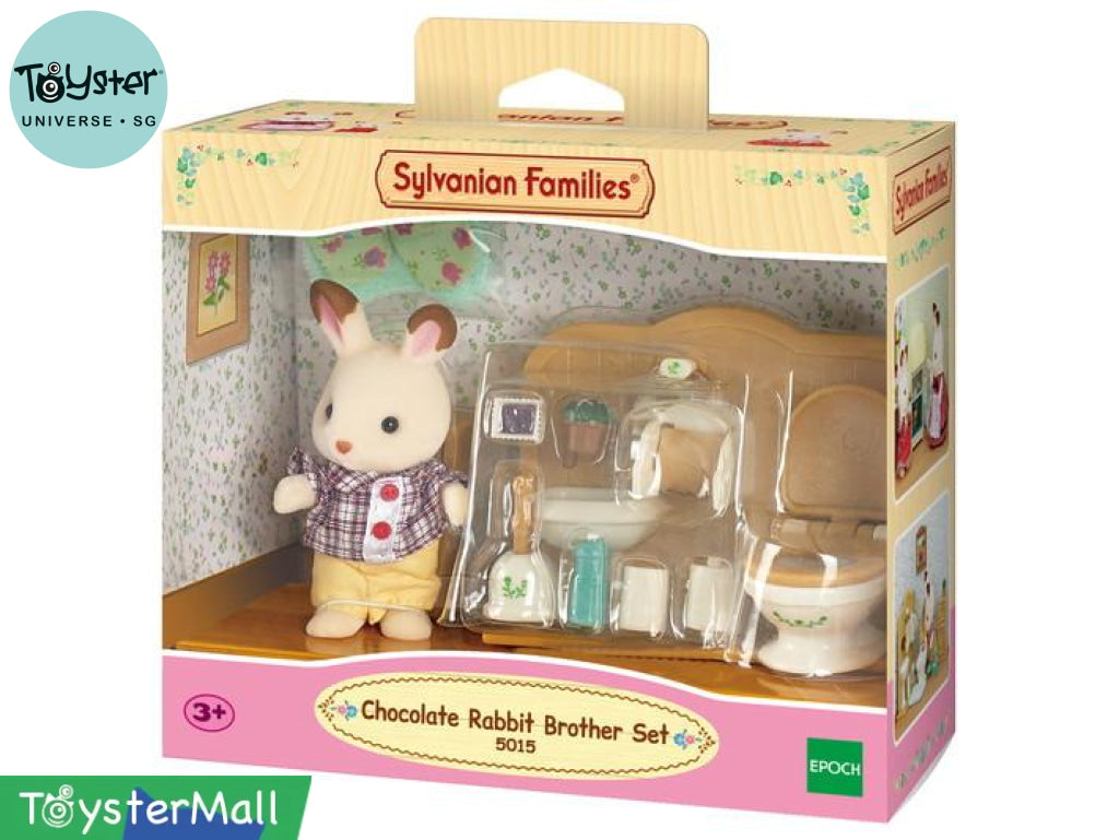 Sylvanian Families Chocolate Rabbit Brother Set - Free Gift