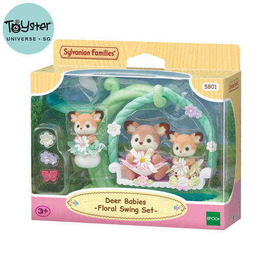 Sylvanian Families Deer Babies Floral Swing Set Sylvanian Families