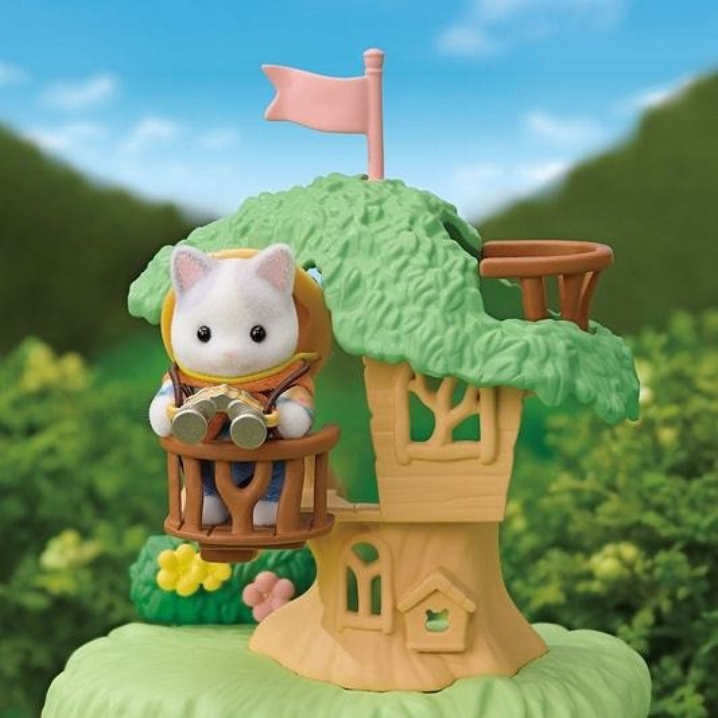 Sylvanian Families Exciting Exploration Set - Latte Cat Brother & Baby